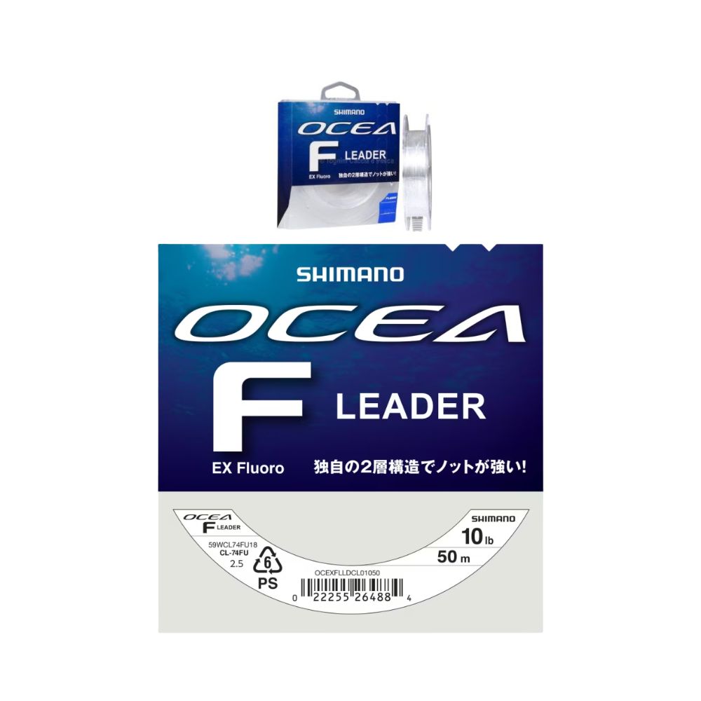 Shimano Ocea F Leader Ex Fluoro 10Ib 0.265mm 50m Colore Clear