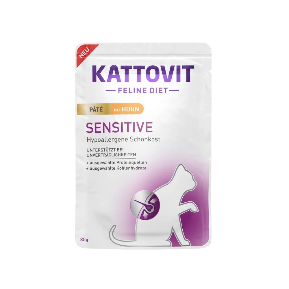 Kattovit Sensitive Paté Pollo 85g Bustina Gatti