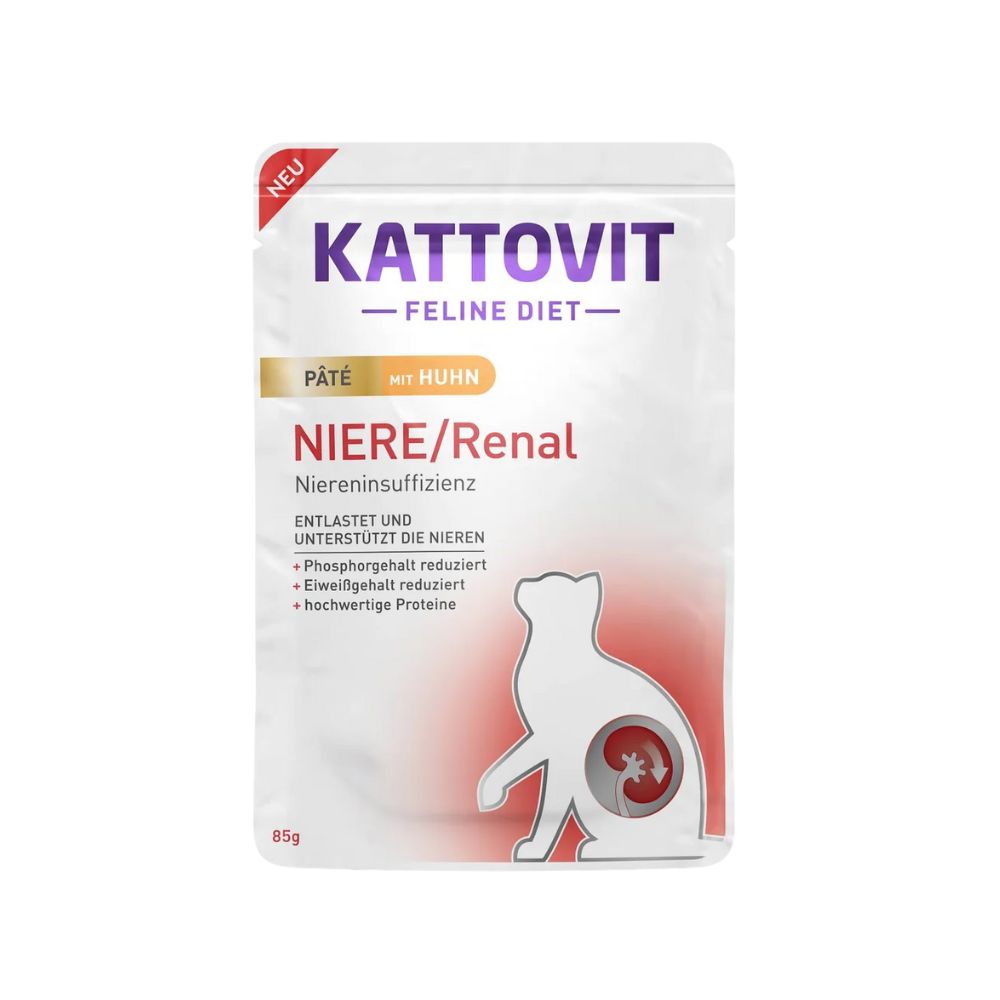 Kattovit Renal Paté Pollo 85g Bustina Gatti