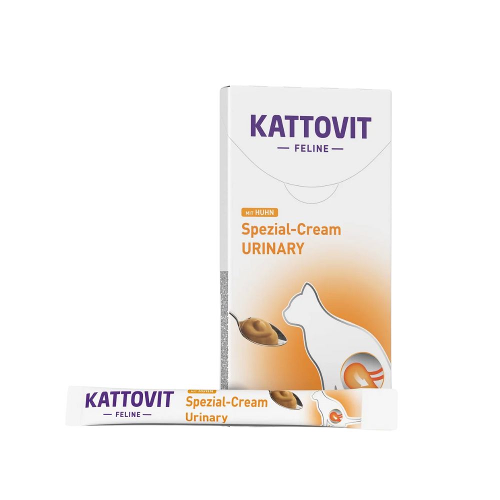 Kattovit Urinary Cream Pollo 6x15g Snack Per Gatti