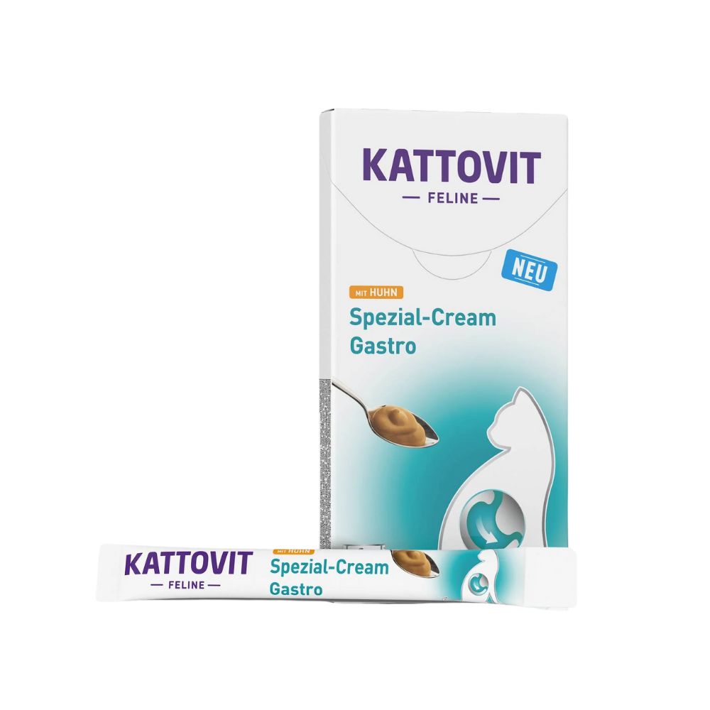 Kattovit Gastro Cream Pollo 6x15g Snack Per Gatti