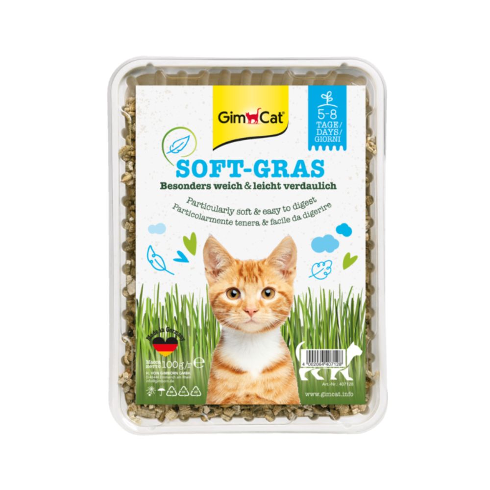 GimCat Erba Gatto Soft-Gras 100g Snack per Gatti
