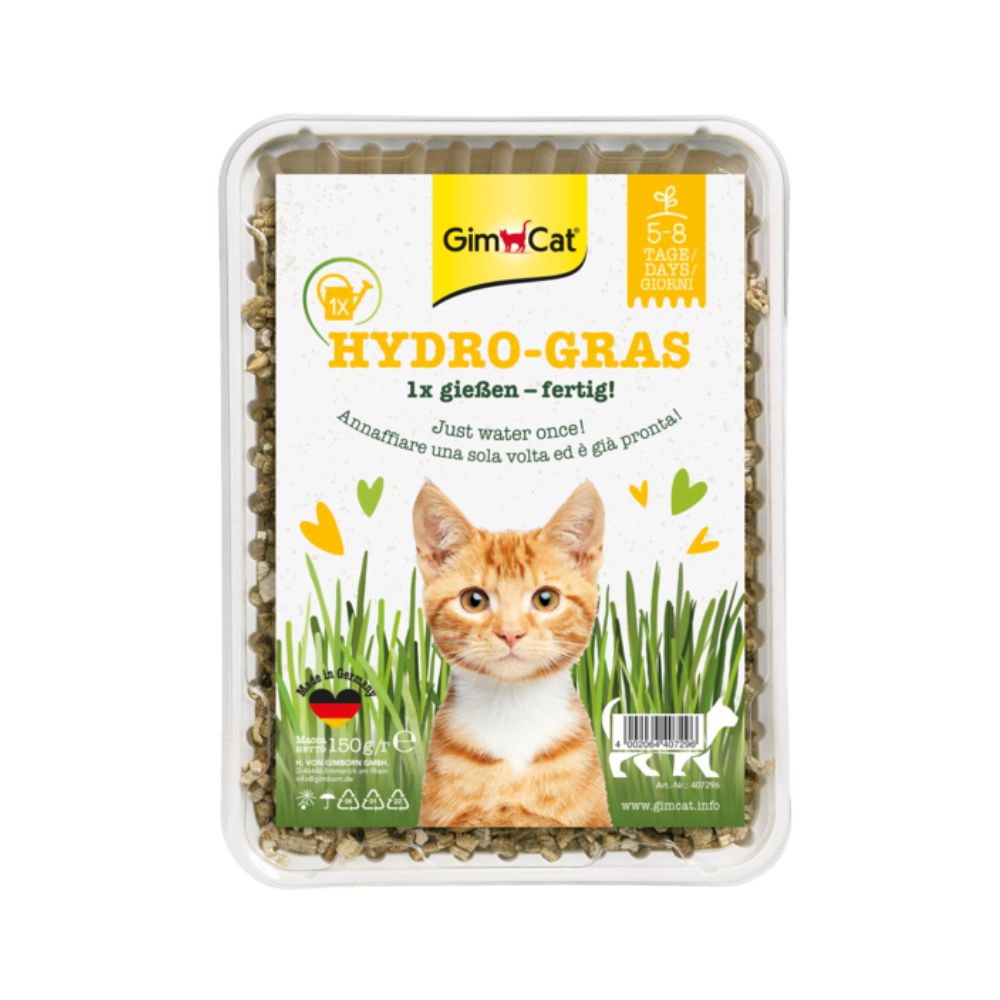 GimCat Erba Gatto Hydro-Gras 150g Snack per Gatti
