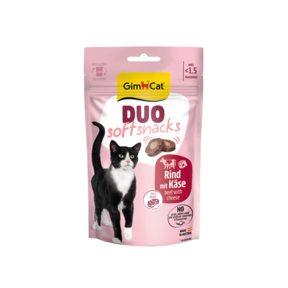 Gimborn GimCat Duo Soft Manzo e Formaggio 50g Snack per Gatti