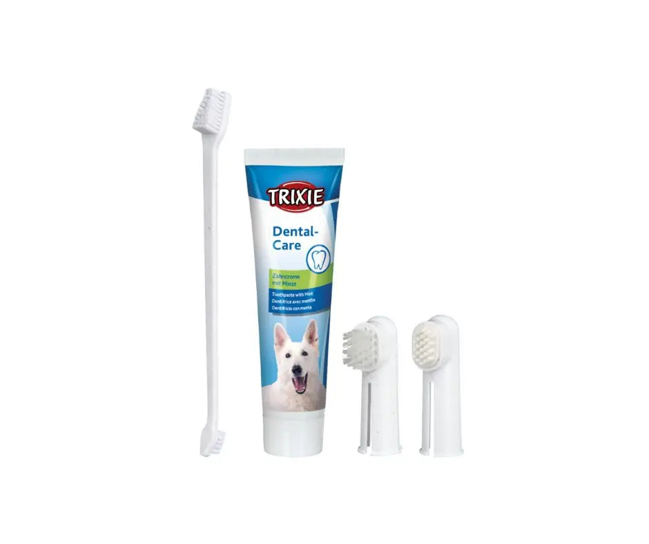 Trixie Set Per La Cura Dei Denti 4pz CaniCura DentiAnimaliapet