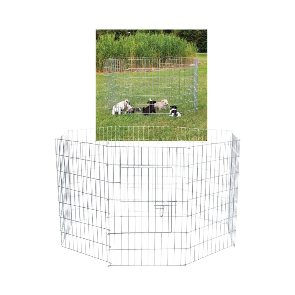 Trixie Recinto Per Cani Cuccioli 8 Pannelli Da 61x91cm ø 154cm
