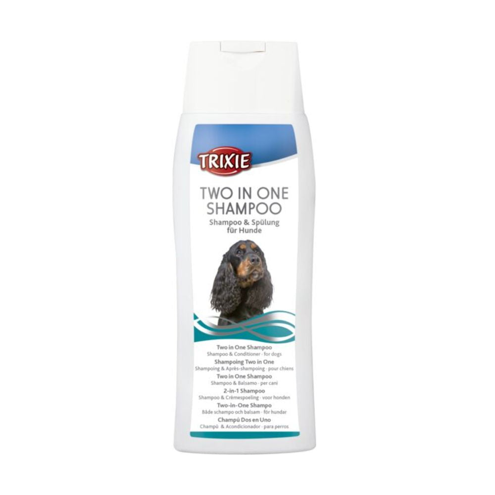Trixie Shampoo & Balsamo Two in One 250ml Shampoo per Cani