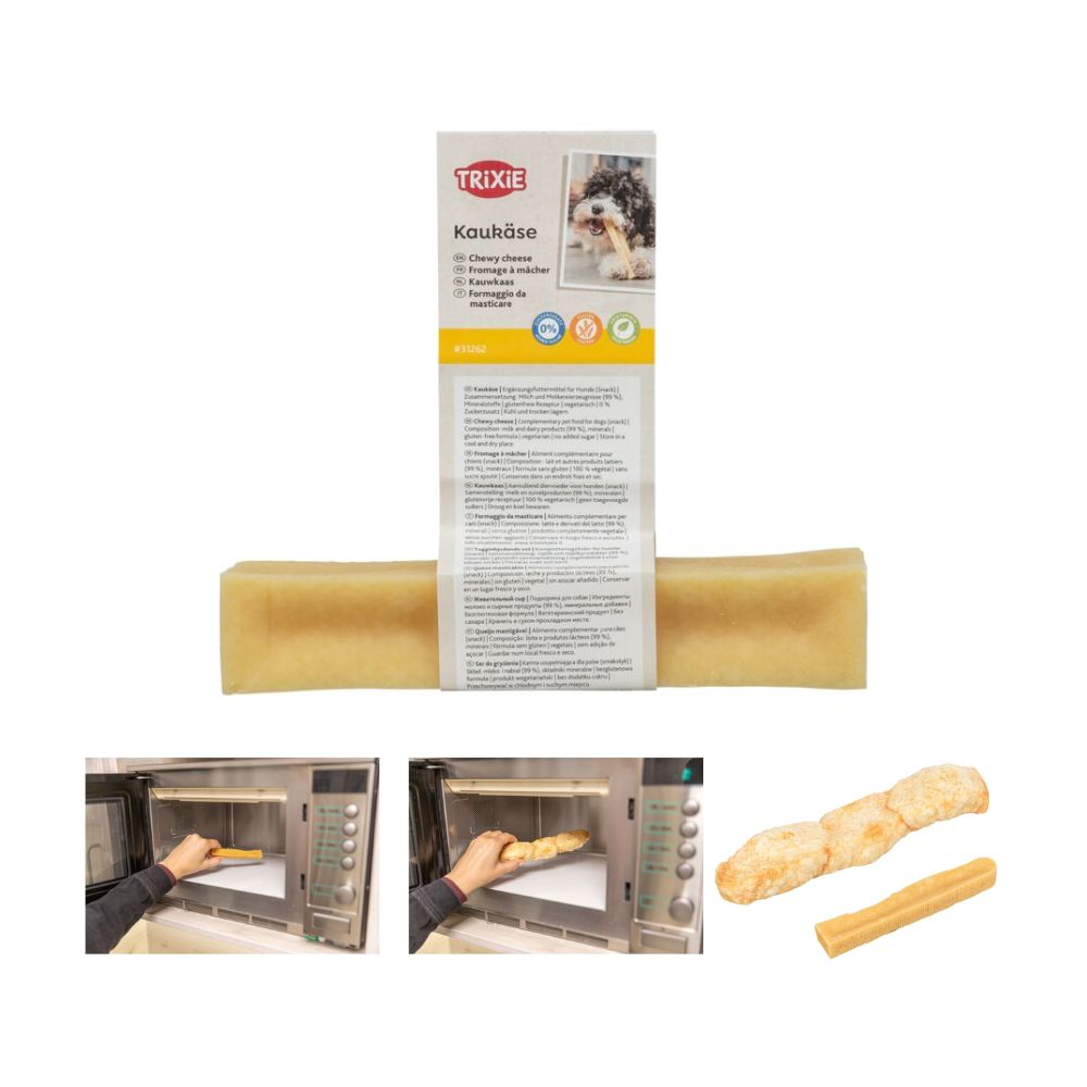 Trixie Chewy Cheese Formaggio da masticare Snack Cani TG.M 75g 13,5cm