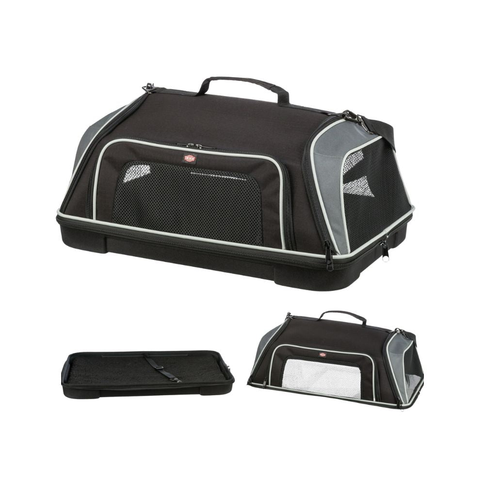 Trixie Borsa da trasporto per aereo Boarding Nero/Grigio 55x23x40cm per Cani