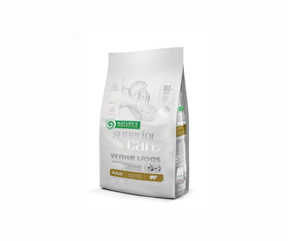 Nature's Protection White Dogs Agnello Adult 1.5kg Crocchette Cani - Animaliapet