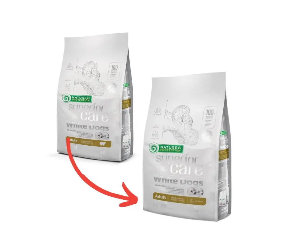 Nature's Protection White Dogs Agnello 10kg Small & Mini Adult Crocchette Cani - Animaliapet