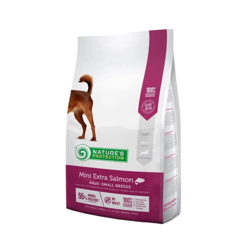 Nature's Protection Extra Salmone 2kg Crocchette Cani Small Breeds Scadenza Prodotto 11/2025