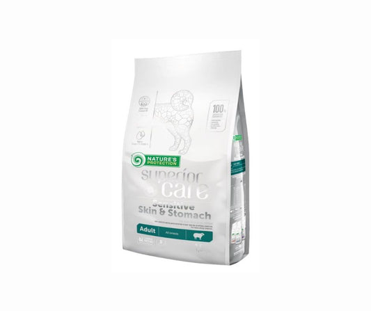 Nature's Protection Sensitive Skin e Stomach Agnello Adult 1,5kg Crocchette Cani Nature's Protection