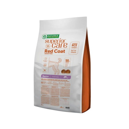 Nature's Protection Red Coat Small Junior Salmone 10kg Crocchette Cani Cuccioli