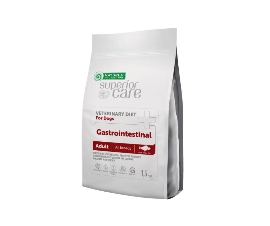 Nature's Protection Gastrointestinal Pesce Bianco 1,5kg Crocchette Cani - Animaliapet