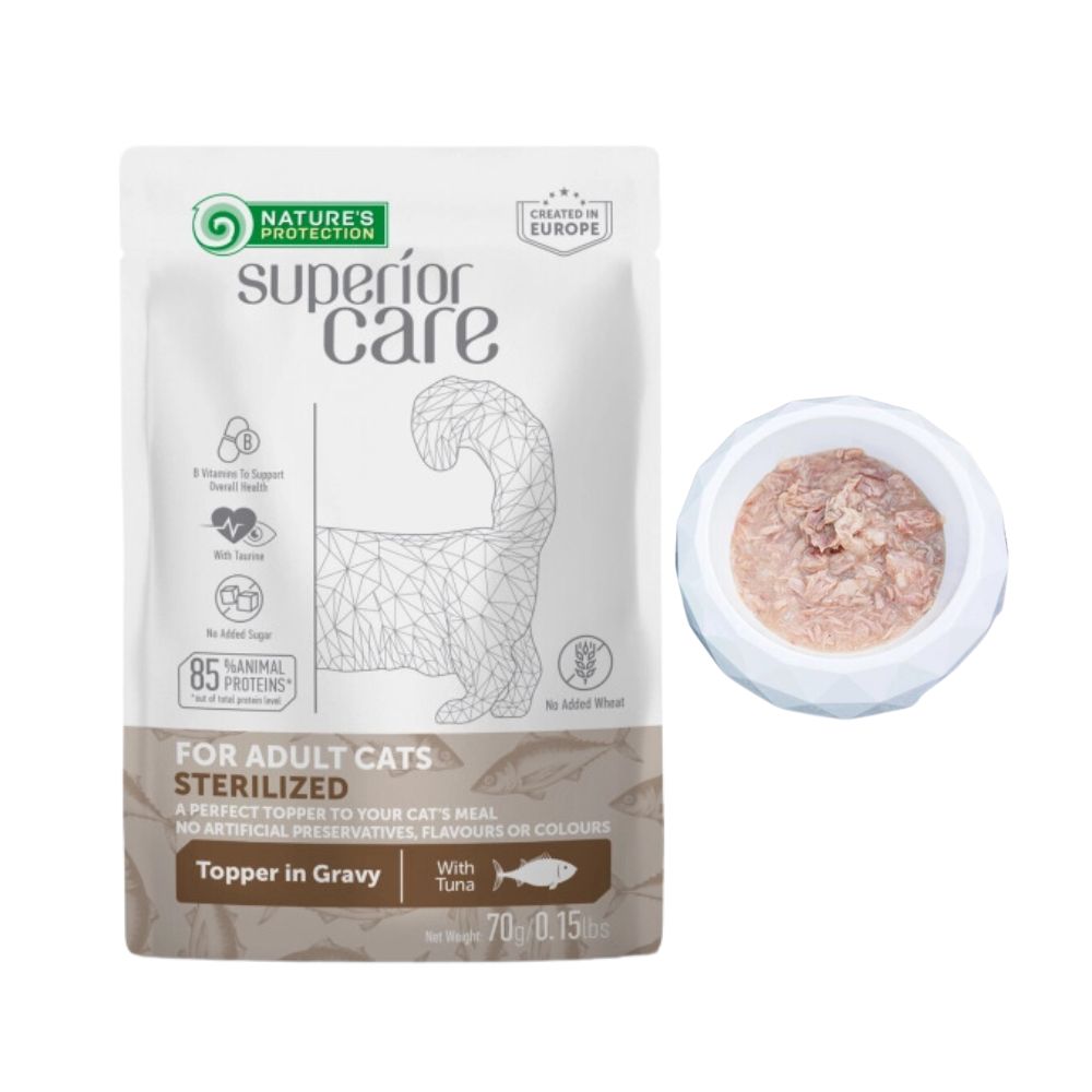 Nature's Protection Sterilized Topper Tonno 70g Bustina Gatti Sterilizzati