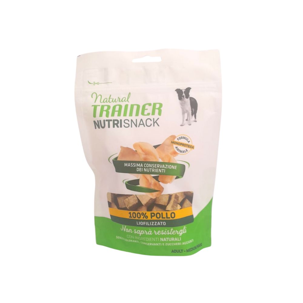 Trainer Nutri Snack Pollo Liofilizzato 50g Snack Cani Adult Medium Maxi