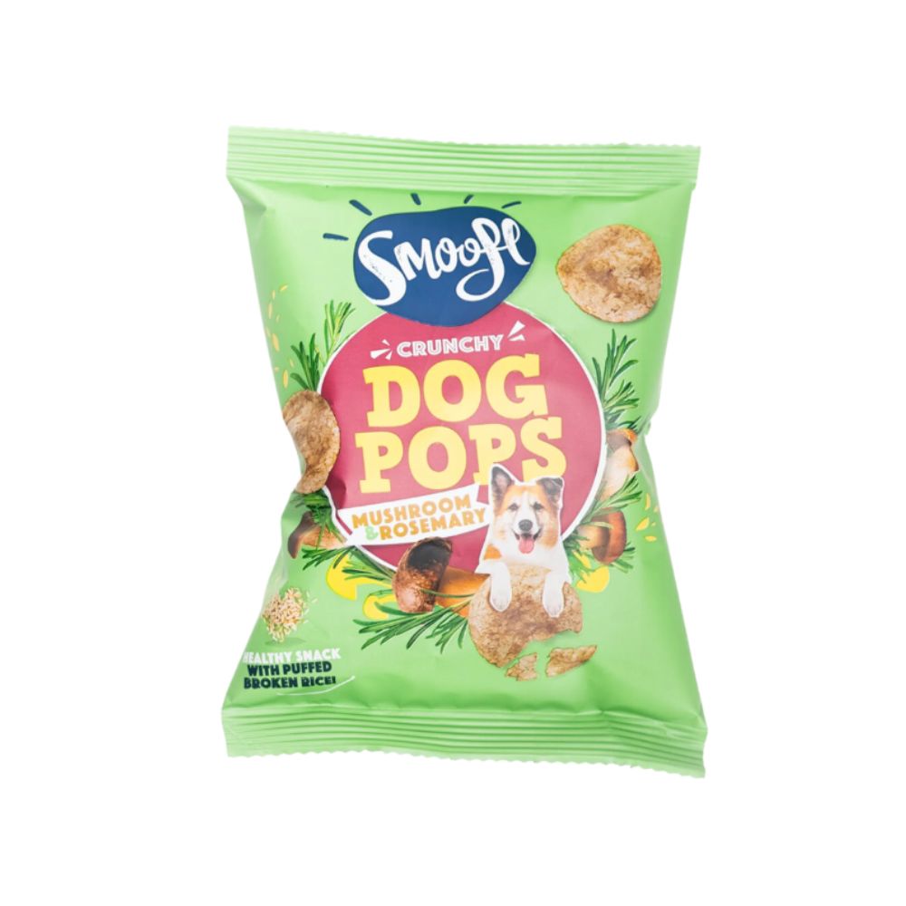 Smoofl Dog Pops Funghi e Rosmarino 24g Snack Cani