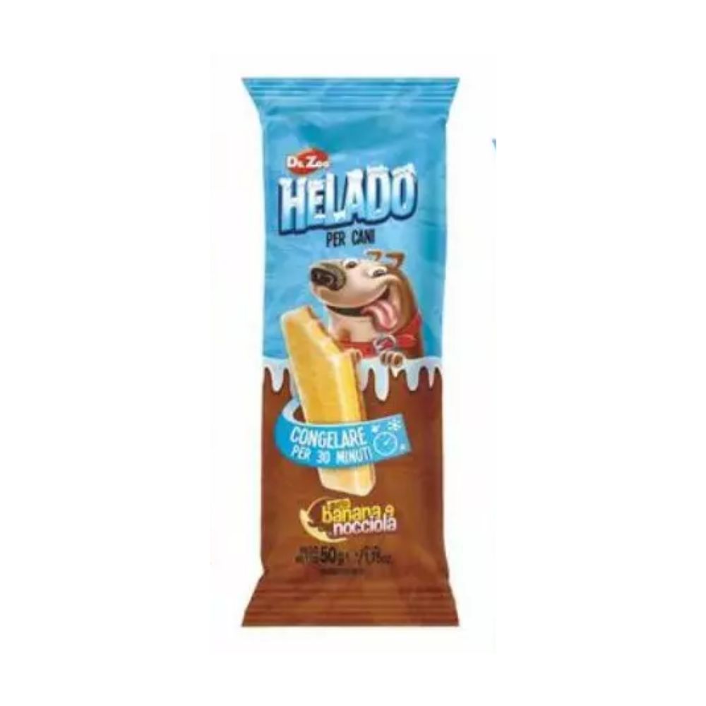 Dr. Zoo Helado Banana e Nocciola Gelato per Cani 50g