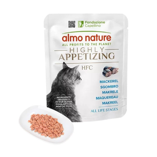 Almo Nature HFC Highly Appetizing Sgombro 50g Bustina Gatti