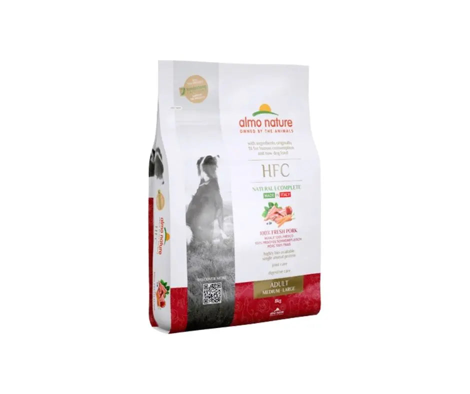 Almo Nature HFC Maiale Fresco M-L 8kg Crocchette Cani Adulti - Animaliapet