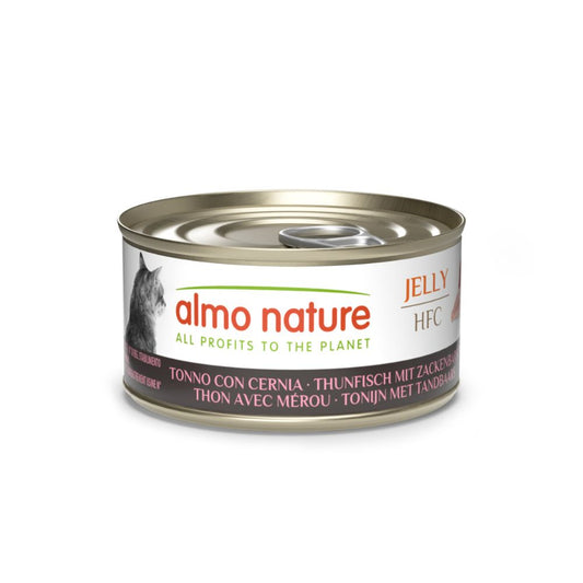 Almo Nature HFC Jelly Tonno e Cernia 70g Lattina Gatti Adulti
