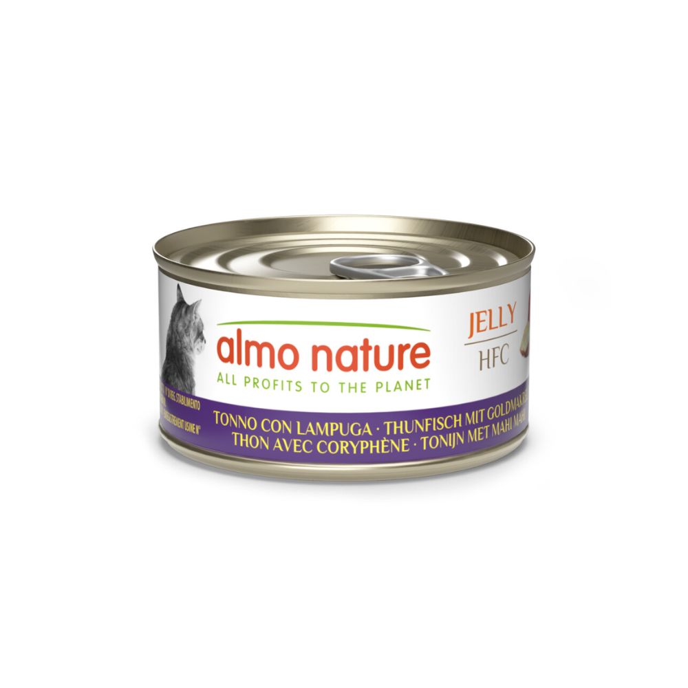 Almo Nature HFC Jelly Tonno e Lampuga 70g Lattina Gatti Adulti