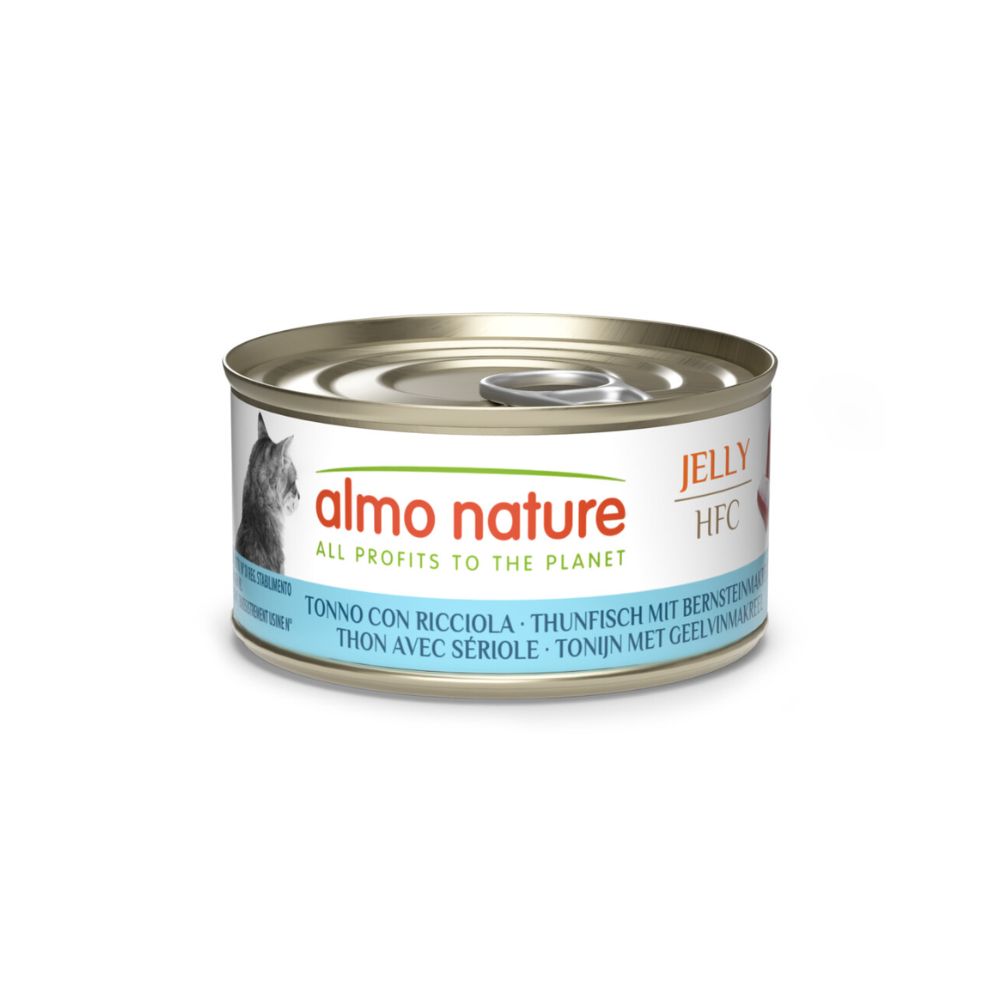 Almo Nature HFC Jelly Tonno e Ricciola 70g Lattina Gatti Adulti