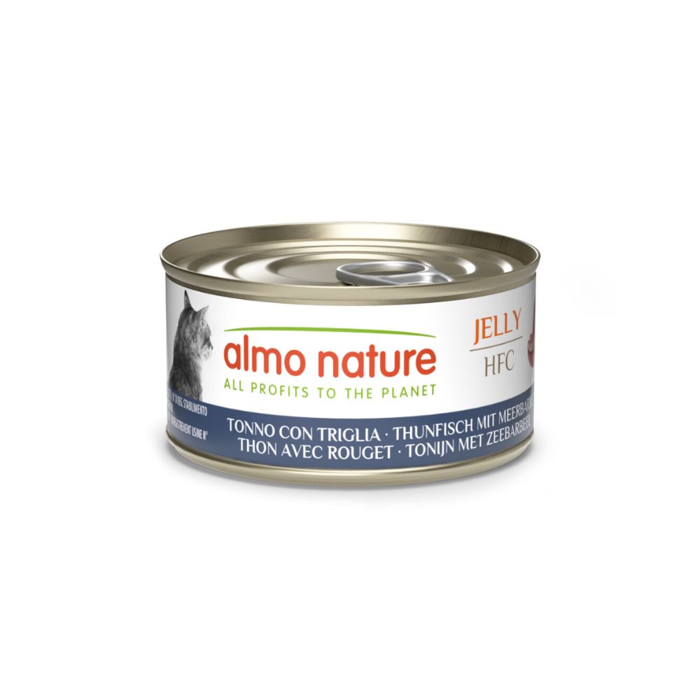 Almo Nature HFC Jelly Tonno e Triglia 70g Lattina Gatti Adulti