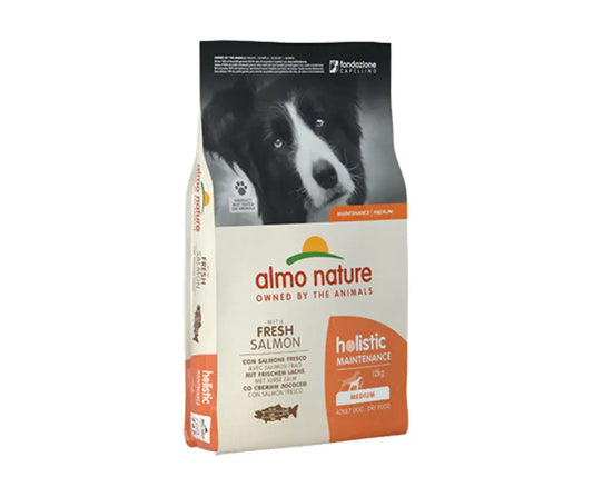 Almo Nature Holistic Salmone Fresco 12kg Crocchette Cani Adulti MediumCrocchette CaniAnimaliapet