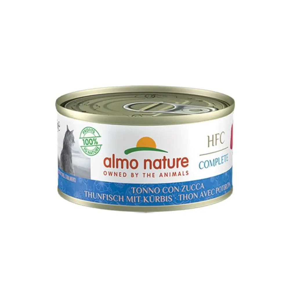 Almo Nature HFC Complete Tonno Con Zucca 70g Lattina Gatti AdultiLattina Umido GattiAnimaliapet