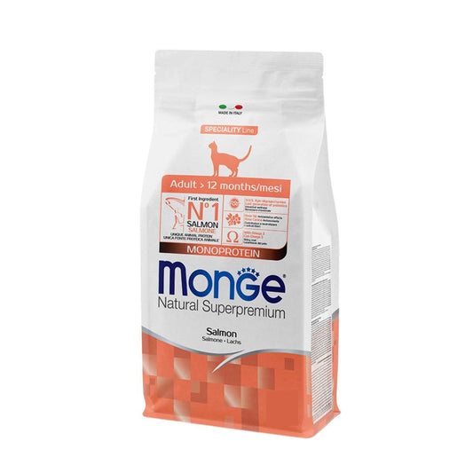 Monge Monoprotein Salmone 10kg Crocchette Gatti Adulti