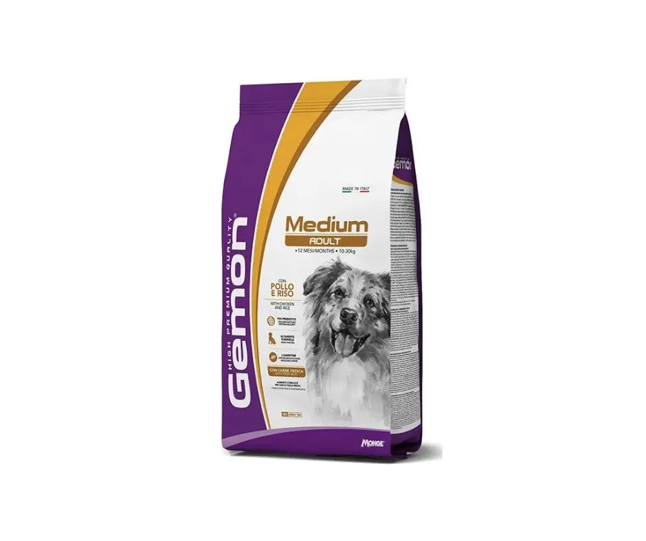 Monge Gemon Pollo Medium Adult Crocchette 15Kg Cani AdultiCrocchette CaniAnimaliapet