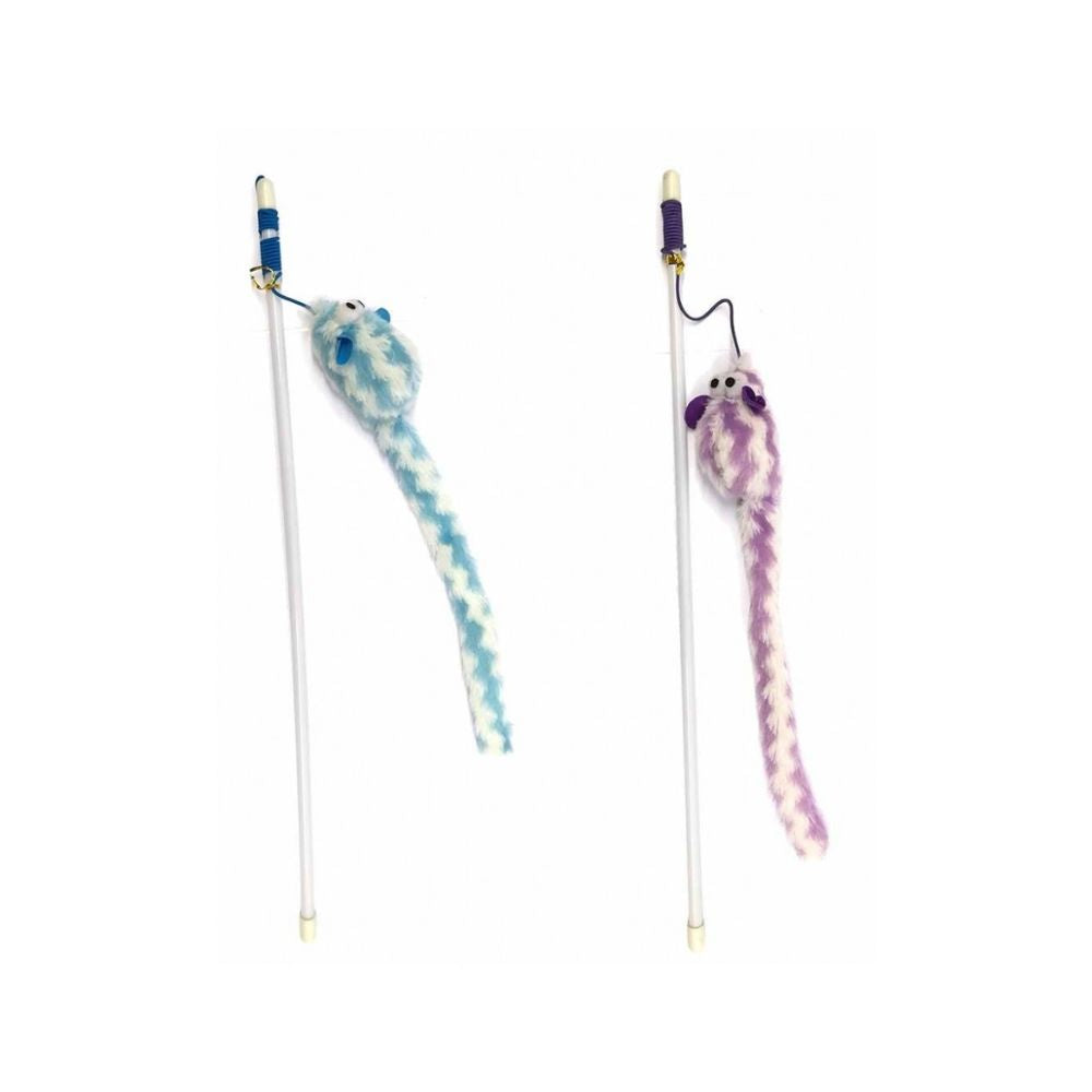 Gimcat Cannetta Teaser Topino con Catnip Colori Assortiti 46cm Giochi Gatti