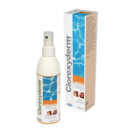 Drn Clorexyderm Soluzione Spray 200ml per Cani e Gatti