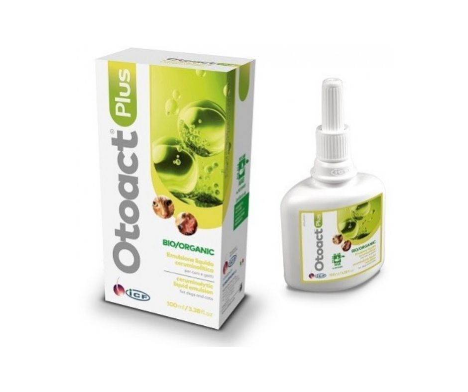 Drn OtoAct Plus Bio Organic Emulsione Auricolare per Cani e Gatti 100ml Drn