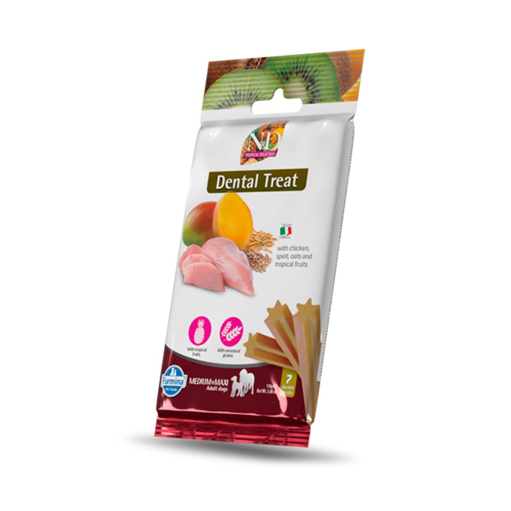 Farmina Snack Cani Tropical Dental Treat Pollo 100g Medium Maxi