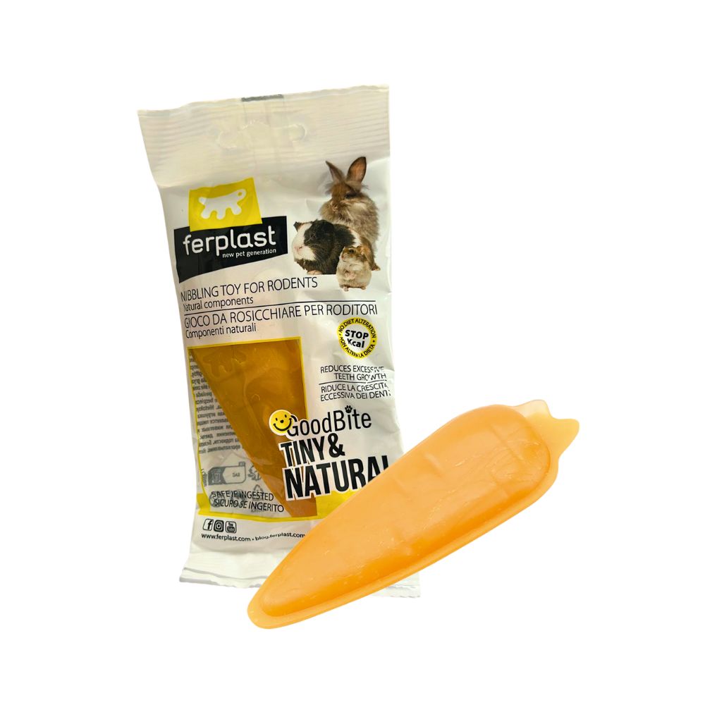 Ferplast GOODBITE TINY & NATURAL CARROT Gioco Carota per Roditori