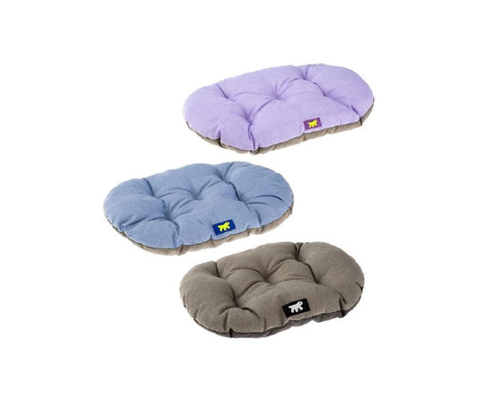Ferplast Relax Cuscino in cotone per cani e gatti 89/10 Azzurro Lilla o Marrone - Animaliapet