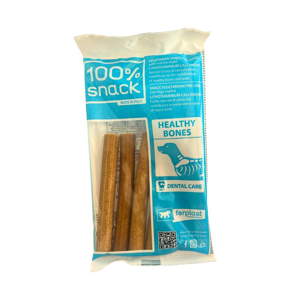 Ferplast Dental Snack 100% Vegetal MACCHERONI Lithothamnium 6pz 115g