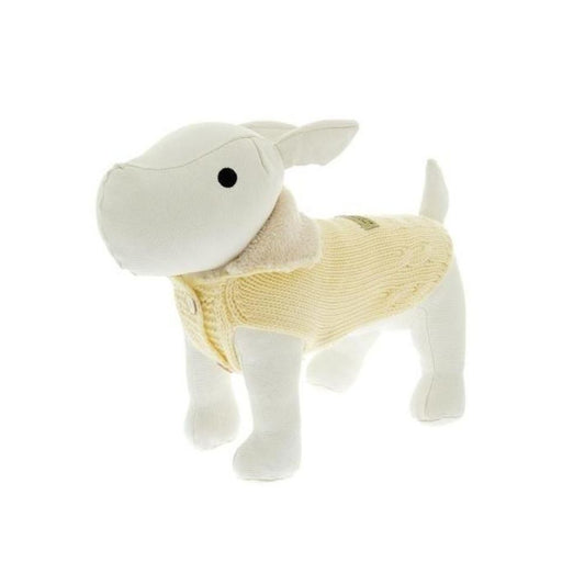 Ferribiella Maglia con Bottoni Giallo Tg. 21cm Maglioncino per Cani