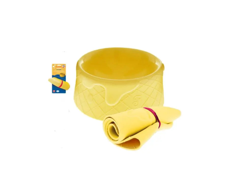 Ferribiella Ciotola Viaggio Ice Cream in silicone 500ml per Cani e Gatti - Animaliapet