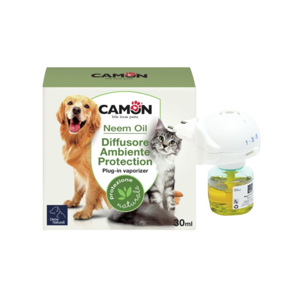 Camon Diffusore per ambienti all'Olio di Neem per cani e gatti 30ml