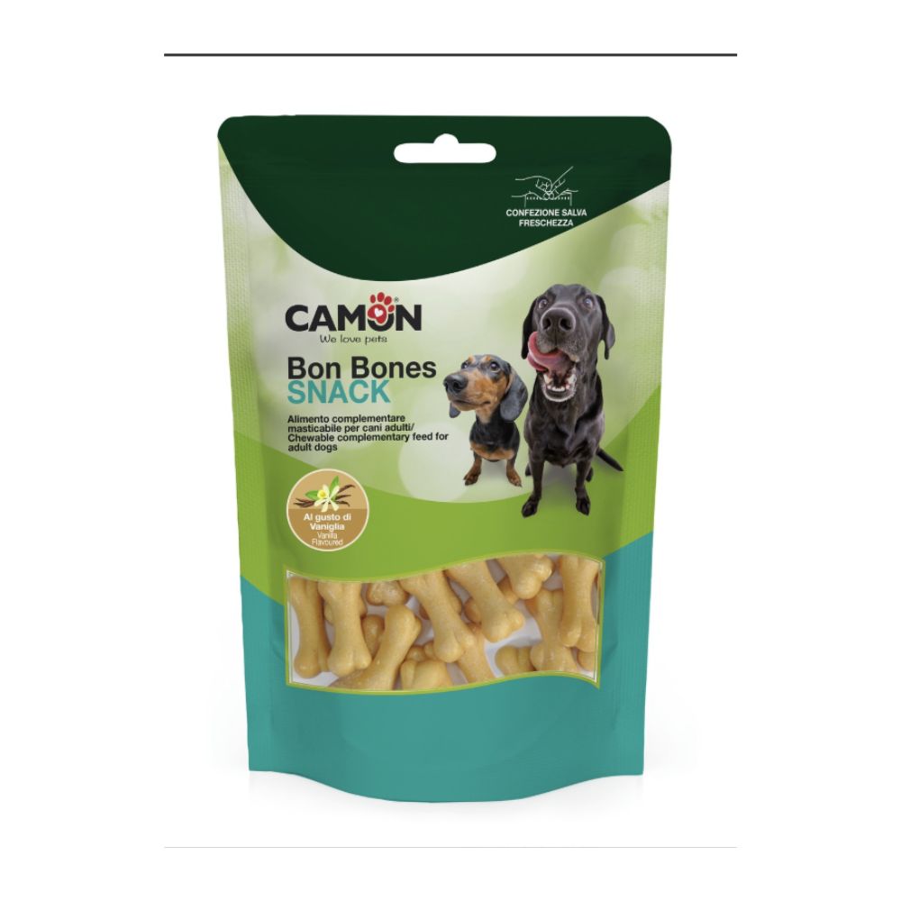 Camon Bon Bones a Vaniglia 120g Snack Cani