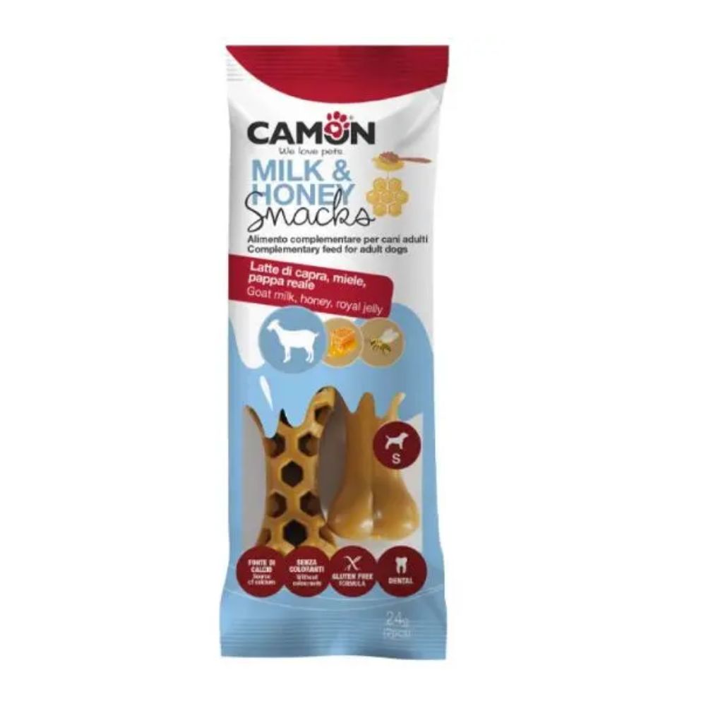 Camon Milk & Honey Bones S 24g Snack Cani
