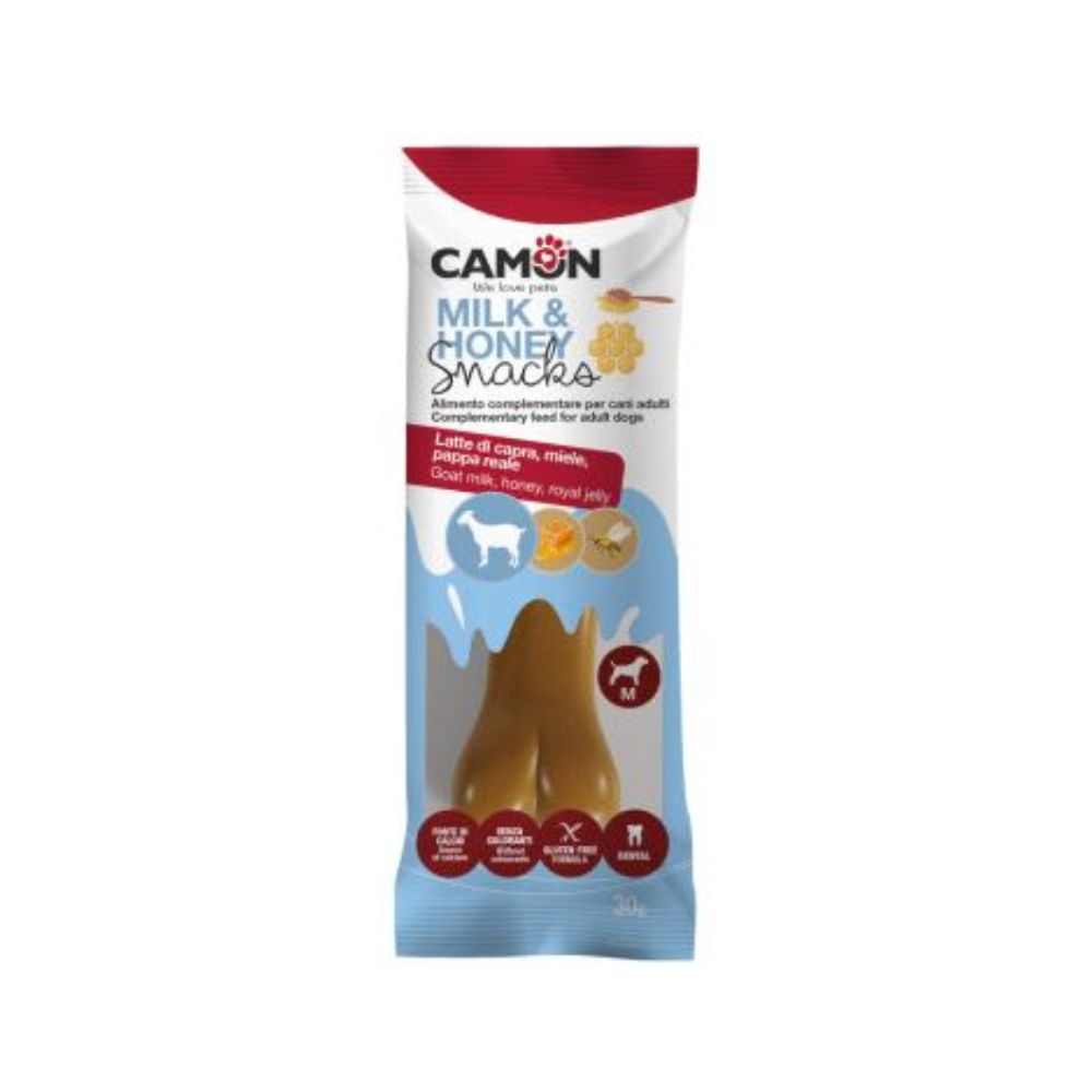 Camon Milk & Honey Bones M 30g Snack Cani