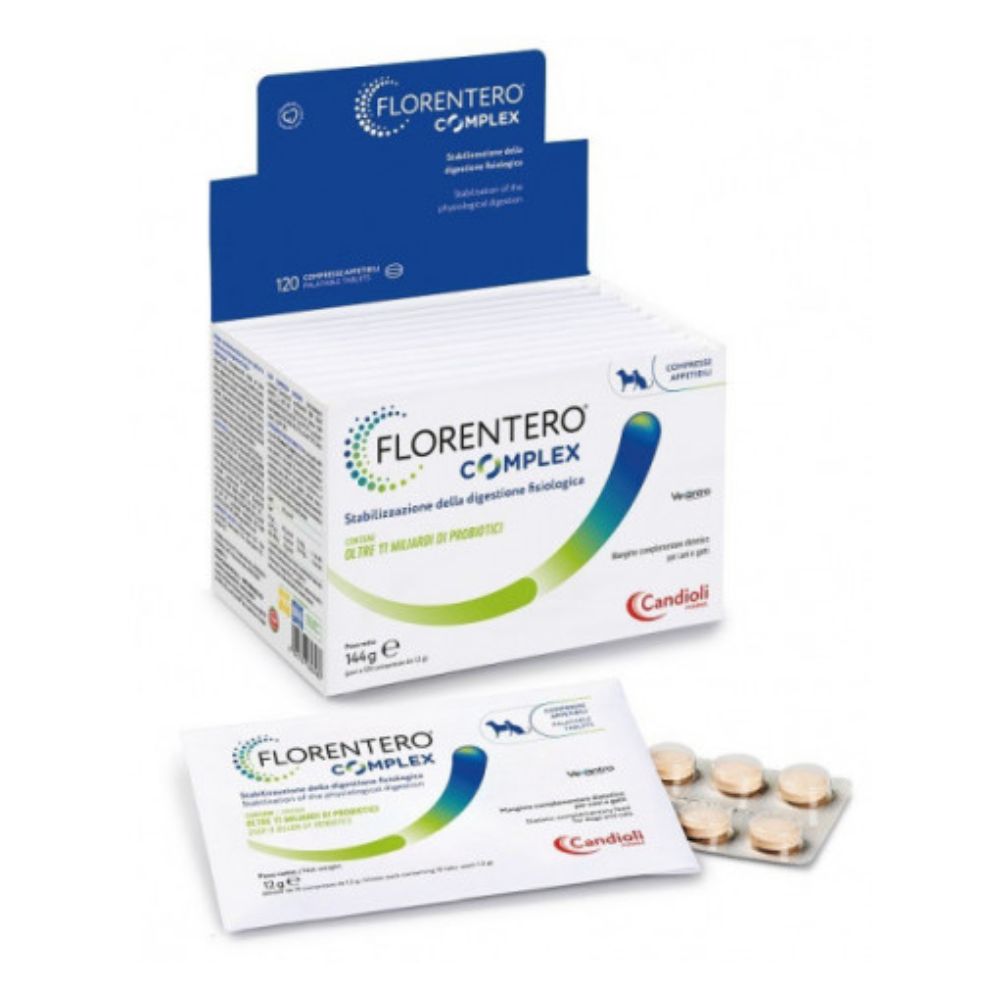 Candioli Pharma FLORENTERO COMPLEX 120CPR per Cani e Gatti