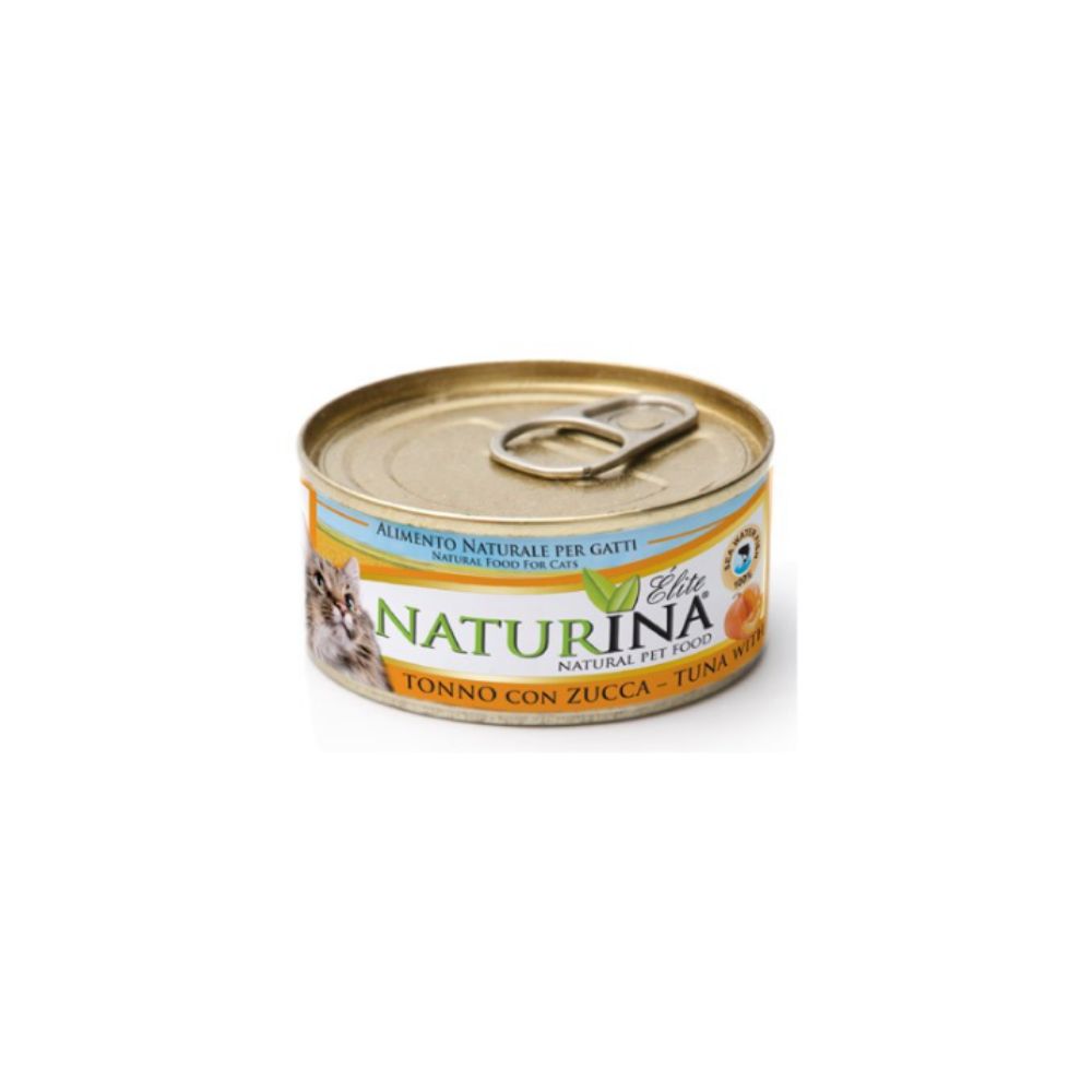 Naturina Elite Tonno e Zucca 70g Lattina Gatti