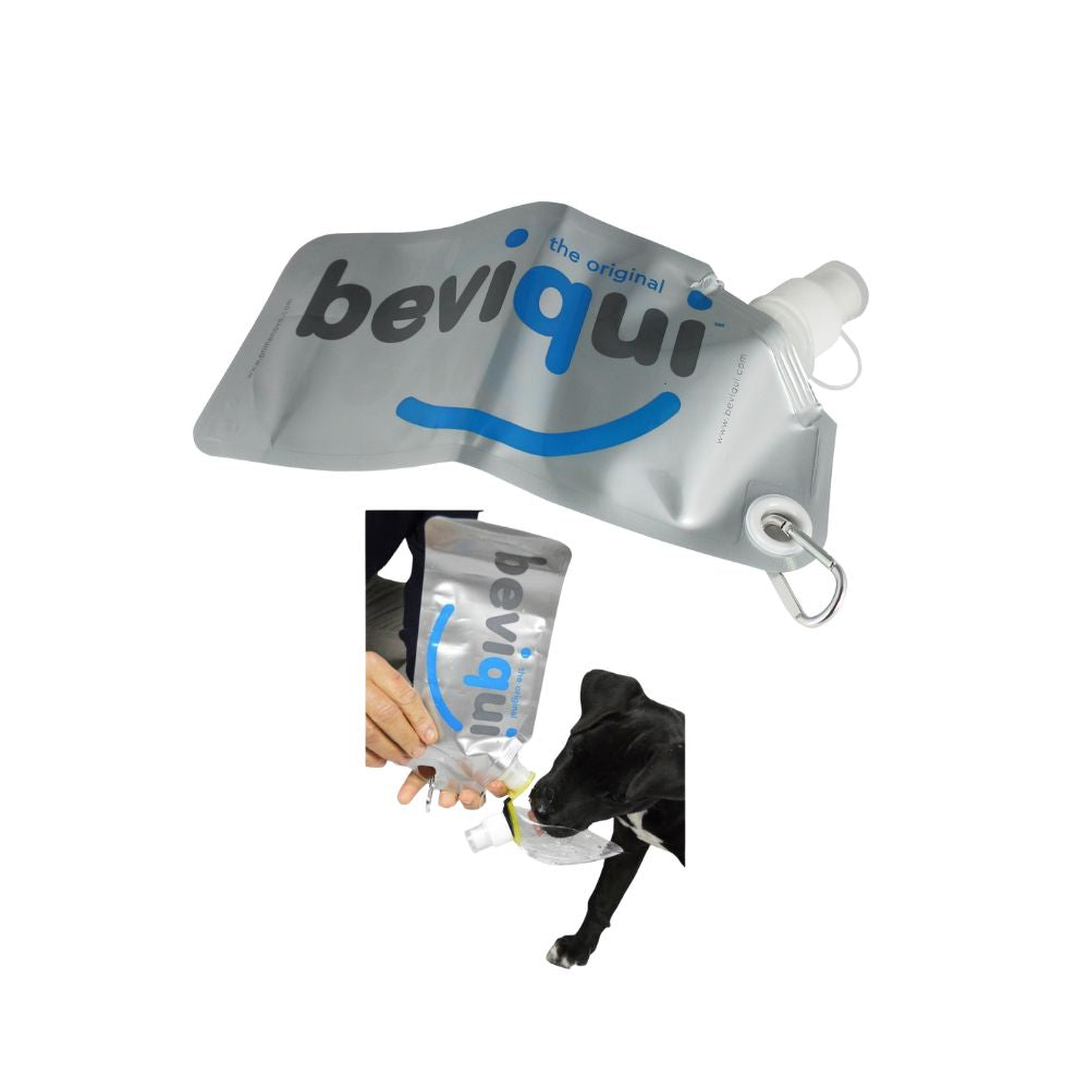 BeviQui Borraccia pieghevole da viaggio 750ml per Cani e Gatti