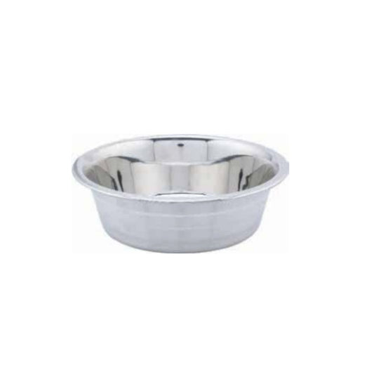Colley Ciotola in Acciaio con Righe 240ml/ Ø 11cm per Cani e Gatti